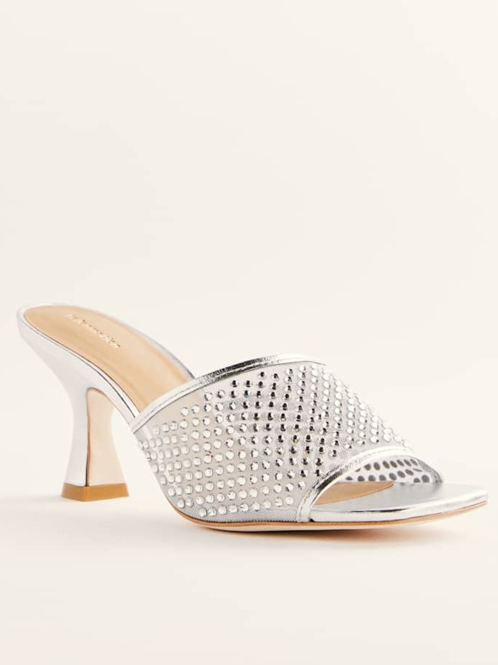 REFORMATION Mirage Rhinestone Heeled Sandals - Picture 3 of 13